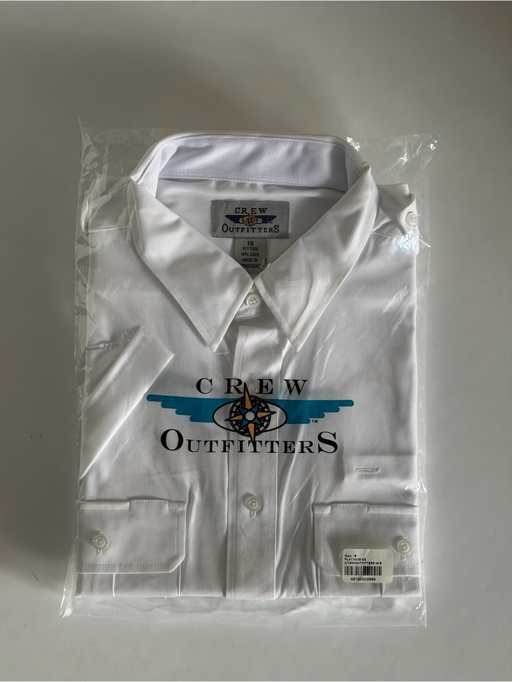 Crew Outfitters Fitted Pilot Short sleeve shirt